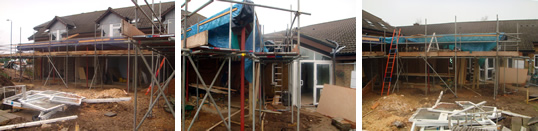 Ground floor extension to Hospice in progress